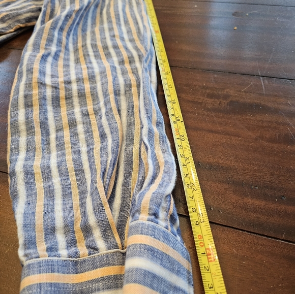 Sorrento Linen Button Down Shirt Made in Sorrento Italy - Picture 2 of 3